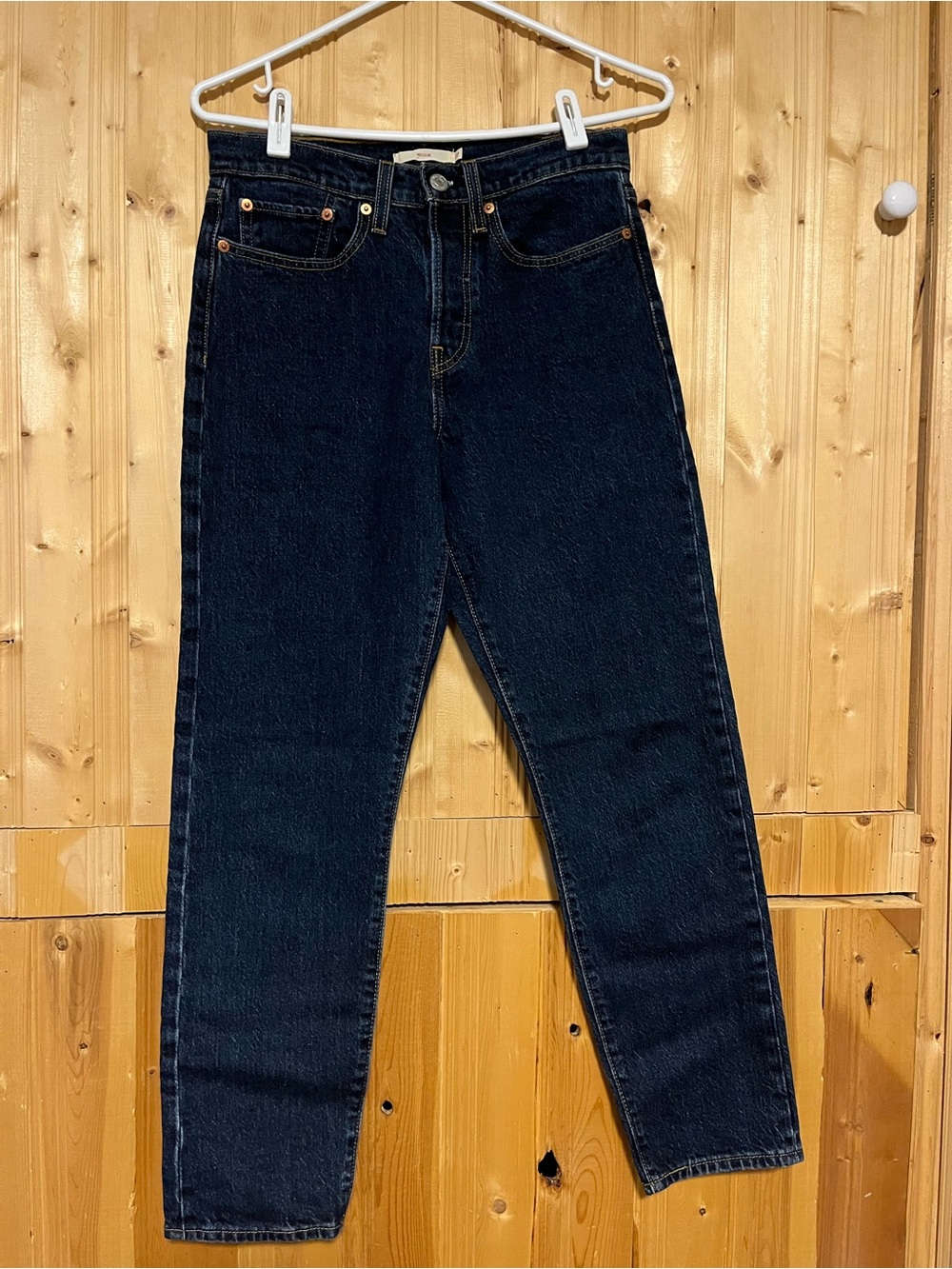 Levi's Women's Slim Straight Jeans in Dark Blue